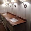Concrete bath vanity