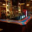 Ate Track Bar & Grill Cartersville GA, Concrete countertop